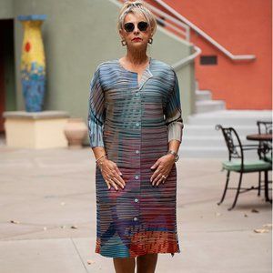 Duster Jacket / Dress / Vanite Couture / Multi-Color / One Size